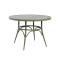 Dia 110cm Big Size Outdoor Round Table Metal Garden Furniture Dining Table