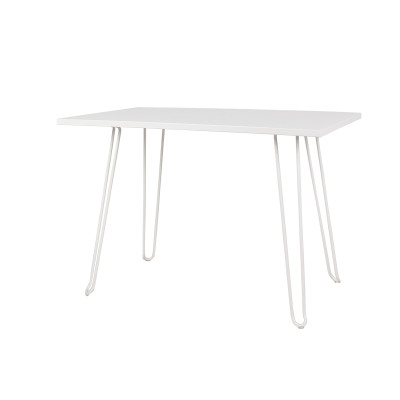 Outdoor Terrace Metal Table Garden Furniture Long Dining Table Waterproof