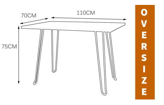 Metal round table