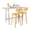 Wooden Furniture Set Kitchen High Table And Chair Sets Indoor Bar Furniture For Home Dining Room