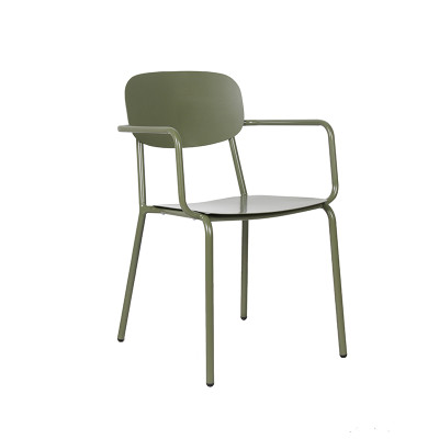 Metal Table And Chair For Outdoor Restaurant And Coffee Shop Commercial Outdoor Furniture Sets