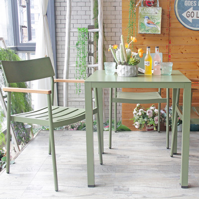 Wholesale Outdoor Restaurant Sets Metal Chairs And Tables Modern Design Terrace Furniture