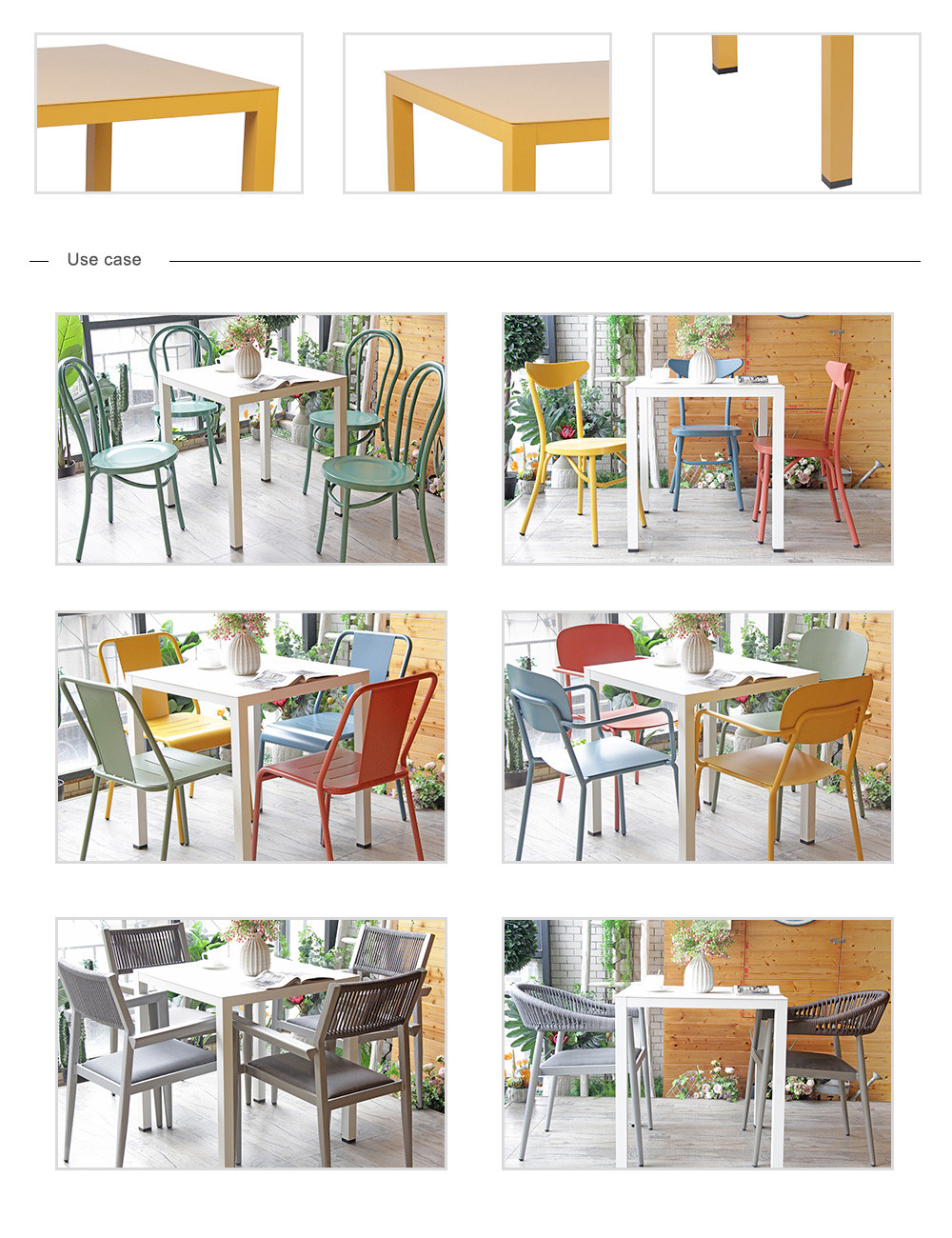 Outdoor furniture set