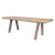 Restaurant Long Dinning Table Waterproof Outdoor Furniture High Quality Metal Table With 6-8 Chairs