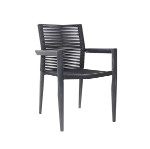 Restaurant Long Dinning Table Waterproof Outdoor Furniture High Quality Metal Table With 6-8 Chairs