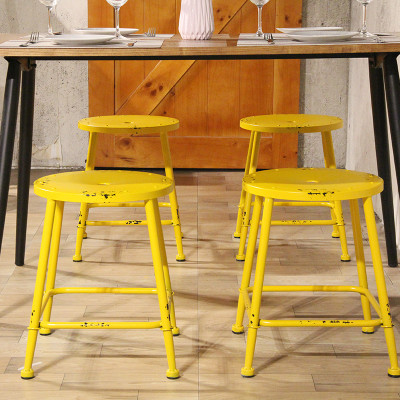 Wholesale Metal Round Stool Indoor Furniture Restaurant Dinning Furniture
