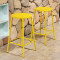 Indoor Height Bar Stool For Bar Furniture Metal Round Stool Chairs Restaurant Bar Retro Style