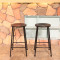 Indoor Height Bar Stool For Bar Furniture Metal Round Stool Chairs Restaurant Bar Retro Style