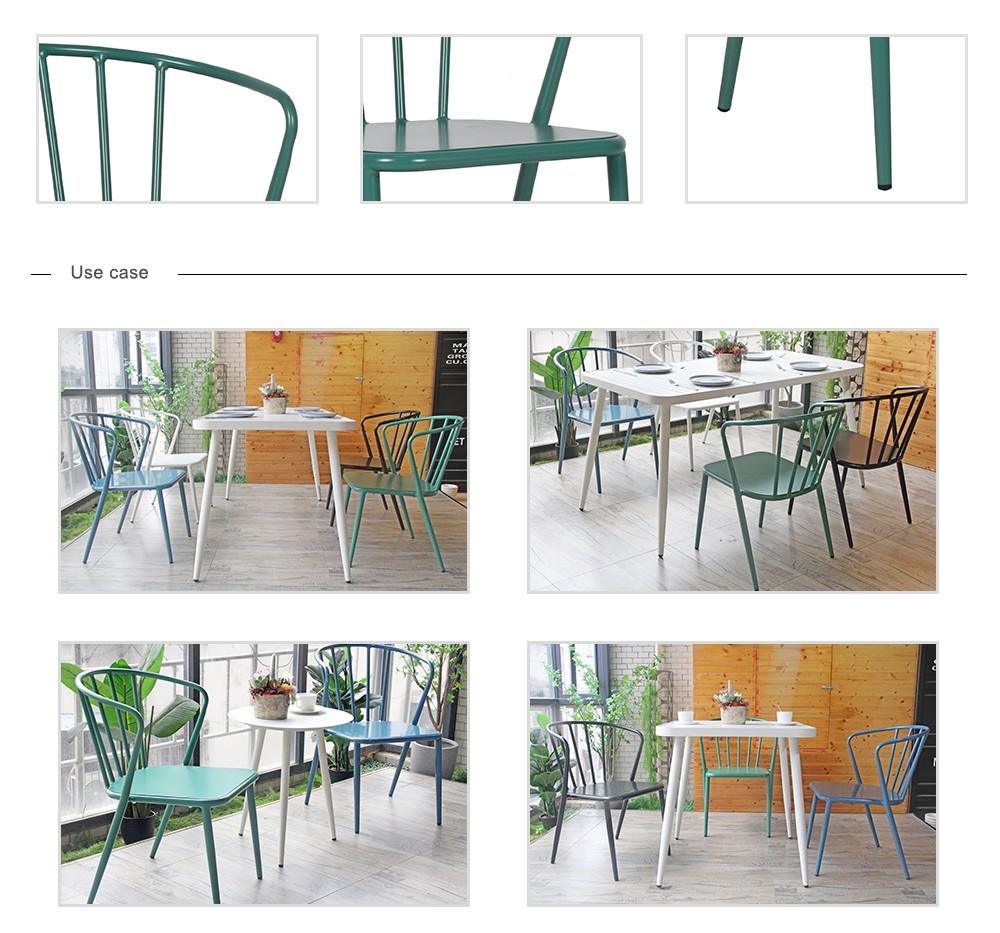 Metal furniture set