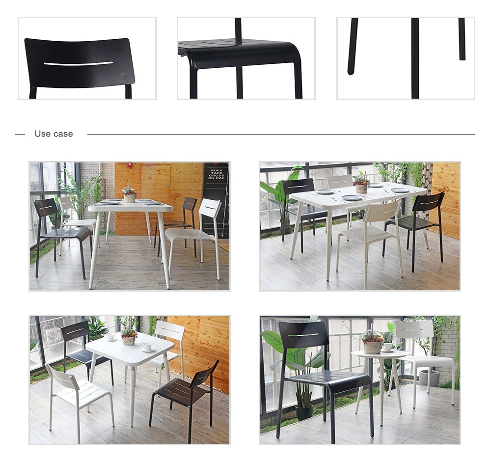 Metal furniture set