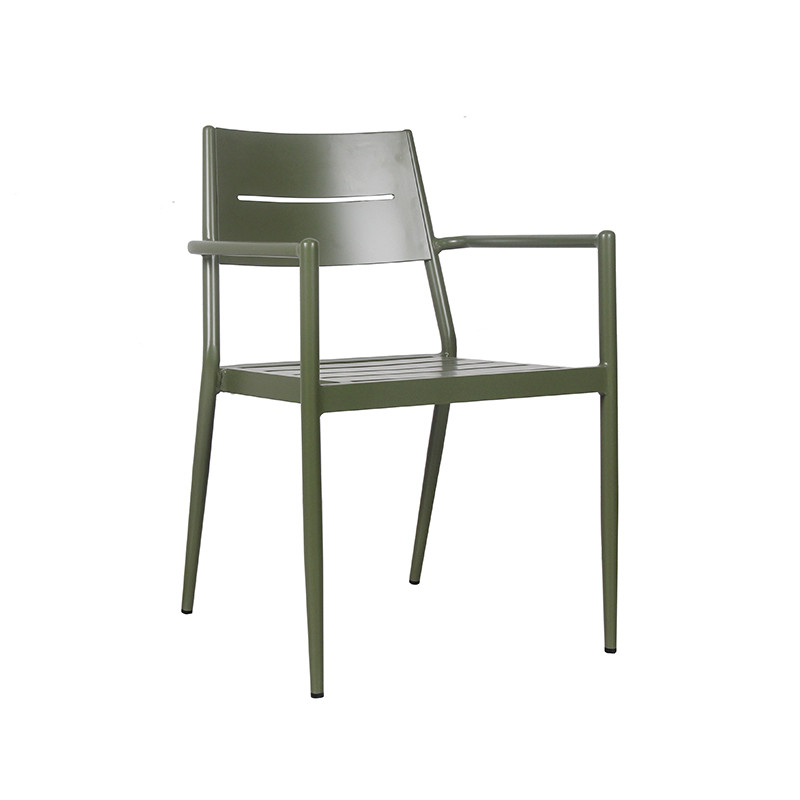 Large loading Container Metal Chairs Outdoor Furniture For Restaurant