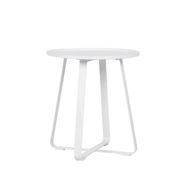 Metal Side Table For Outdoor Use Garden Furniture Aluminum Coffee Table