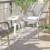 Metal Side Table For Outdoor Use Garden Furniture Aluminum Coffee Table