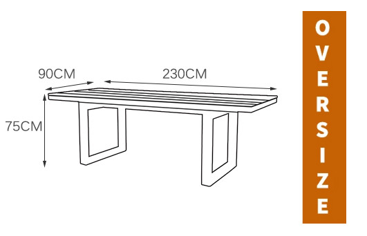 Long Dining table