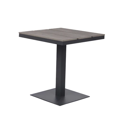 Outdoor Restaurant PS Board Table Top Dinning Furniture Terrace Coffee Square Table Cafe Furniture