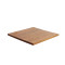 Solid Ash Wood Log Table Top Coffee Shop Sqaure Table Top Commercial Use High Temperature Resistance