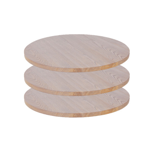 Modern Round Solid Wood Table Top For Cafe & Restaurant Wooden Table Walnut Wood