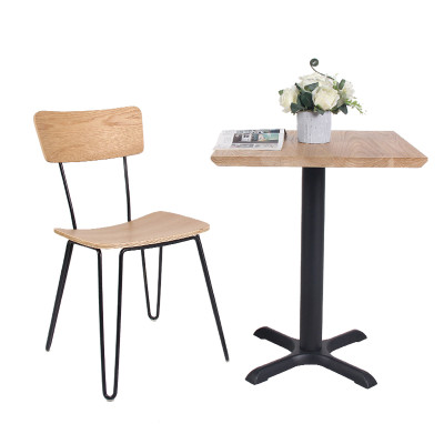 Oak Wood Dinning Table Top For Restaurant Customizable Size And Color No Deformation Or Cracking