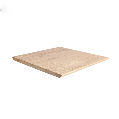 Oak Wood Dinning Table Top For Restaurant Customizable Size And Color No Deformation Or Cracking