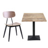 Durable And Sturdy Surface Restaurant Solid Wood Tabletops Retro Style Dining Table Top
