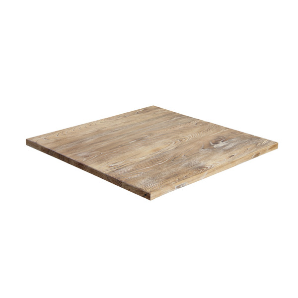 Durable And Sturdy Surface Restaurant Solid Wood Tabletops Retro Style Dining Table Top