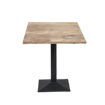 Durable And Sturdy Surface Restaurant Solid Wood Tabletops Retro Style Dining Table Top