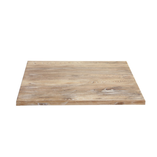 Durable And Sturdy Surface Restaurant Solid Wood Tabletops Retro Style Dining Table Top