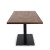 Double Metal Table Leg Restaurant Table Twin Iron Base Commercial Dinning Table Leg