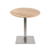 Restaurant Stainless Steel Table Base Manufacturer Coffee Shop Square Metal Table Leg Supplier