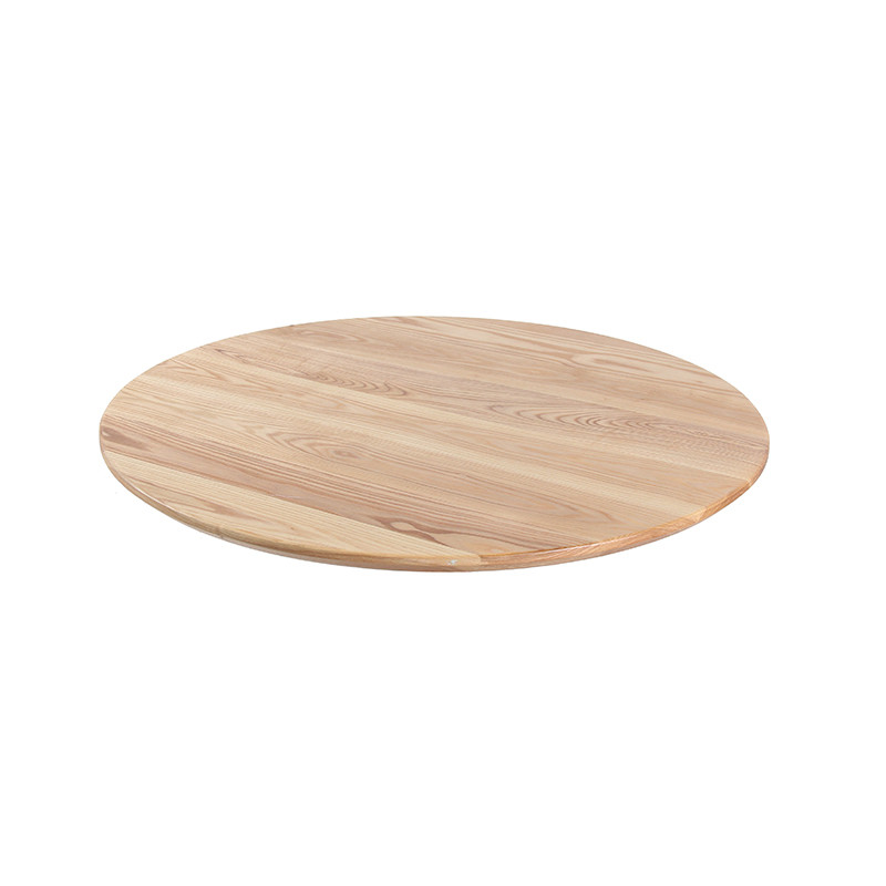 Solid Ash Wood Round Table Top Wholesaler Restaurant And Coffee Shop