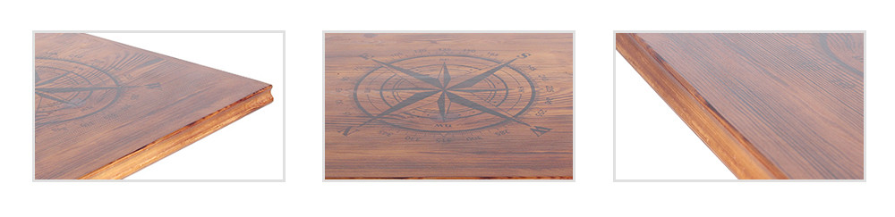 wood table top details