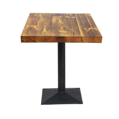 Commercial Furniture Thick Solid Wood Countertop Suppliers Dinning Table Top For Indoor Restaurant