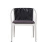 Commercial Outdoor Furniture Manufacturer Rope Chair For Outdoor Restaurant
