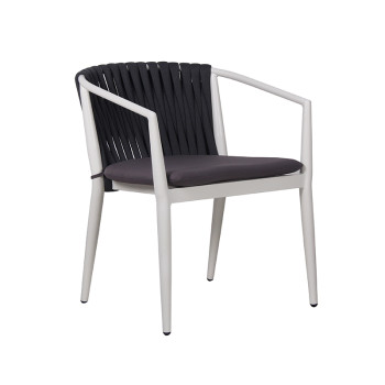 Commercial Outdoor Furniture Manufacturer Rope Chair For Outdoor Restaurant