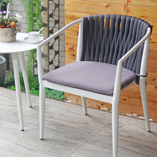 Commercial Outdoor Furniture Manufacturer Rope Chair For Outdoor Restaurant