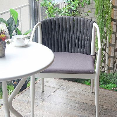 Commercial Outdoor Furniture Manufacturer Rope Chair For Outdoor Restaurant