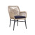 Commercial Outdoor Furniture Rope Chair Garden Dinning Use Wholesaler Waterproof Outdoor Chair For Terrace