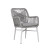 Commercial Outdoor Furniture Rope Chair Garden Dinning Use Wholesaler Waterproof Outdoor Chair For Terrace