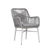 Metal Rope Chair Commercial Garden Furniture Wholesaler Waterproof Outdoor Chair For Terrace