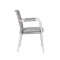 Commercial Outdoor Furniture Factory In China Aluminum Rope Dinning Armchair For Restaurant