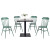 Wholesale Fireproof HPL Table Top Suit For Indoor And Outdoor Dinning Table Commercial HPL Table