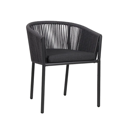 Wholesale High Quality Modern Design Rope Chair For Outdoor Restaurant Coffee Shop And Garden