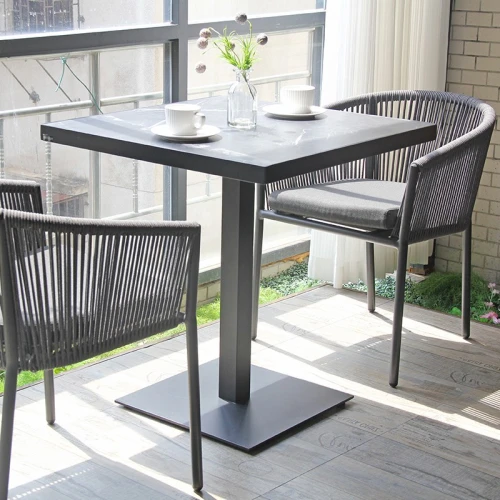 Wholesale High Quality Modern Design Rope Chair For Outdoor Restaurant Coffee Shop And Garden