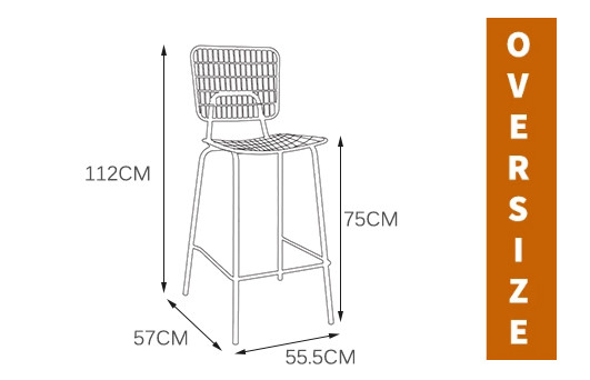 Bar Chair Crown Design