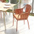 Outdoor Aluminum Frame Rope Weaving Chairs Commercial Outdoor Furntiure