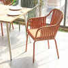 Outdoor Aluminum Frame Rope Weaving Chairs Commercial Outdoor Furntiure
