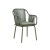 Outdoor Aluminum Frame Rope Weaving Chairs Commercial Outdoor Furntiure