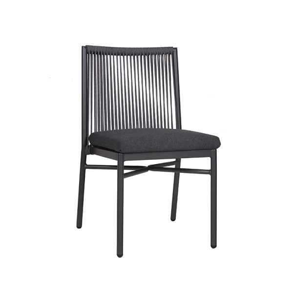 Woven Rope Chair Stackable Manufacturer Outdoor Furniture For Restaurant Commercial Use