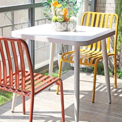 Wholesale Metal Dining Chair Restaurant Furntiure Supplier Modern Design Aluminum Chair