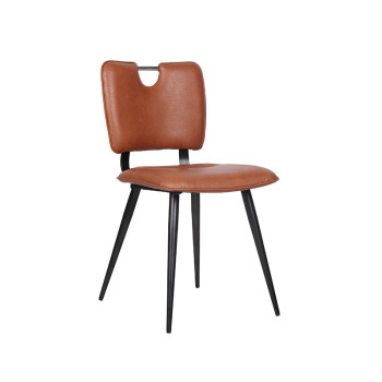Commercial Restaurant Dining Chairs Indoor Restaurant Furniture Factory Wholesale Leather Chair